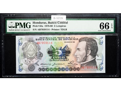 5 Lempiras 1978-1980-B-16129-1
