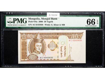 50 Tugrik 2000-B-16229-1