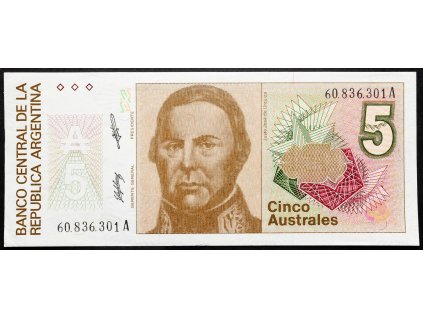5 Australes 1987-1989-B-18374-1