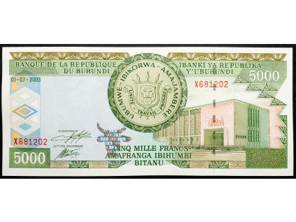 5000 Francs 2003-B-17910-1