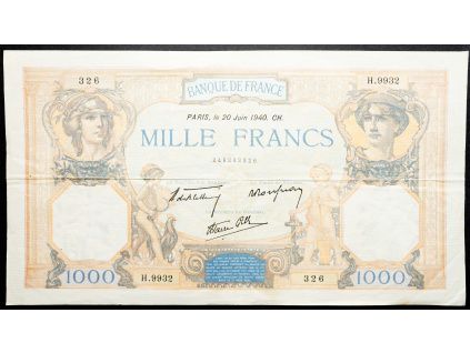 1000 Francs 1940-B-16892-1