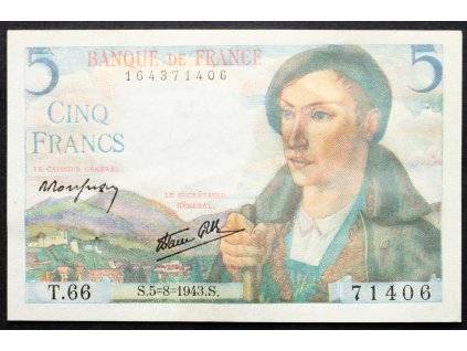 5 Francs 1943-B-16907-1