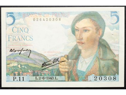 5 Francs 1943-B-16914-1