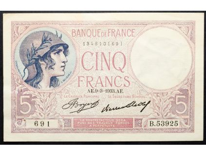5 Francs 1933-B-16947-1
