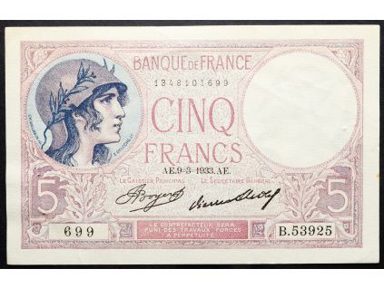 5 Francs 1933-B-16954-1