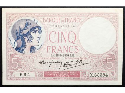 5 Francs 1939-B-16979-1
