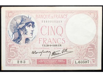 5 Francs 1939-B-16983-1