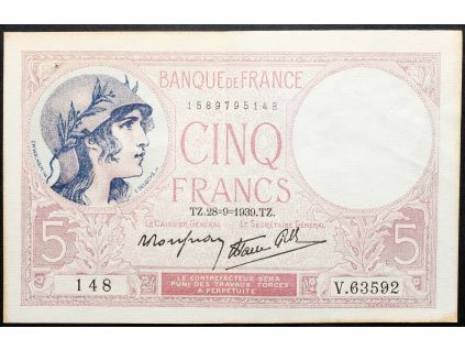 5 Francs 1939-B-16988-1