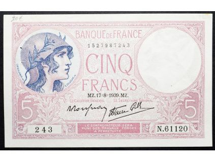 5 Francs 1939-B-16994-1