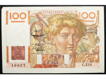 100 Francs 1953-B-17033-1