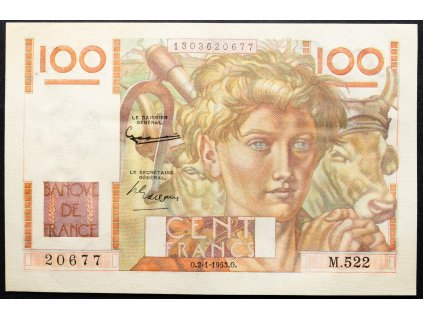 100 Francs 1953-B-17034-1