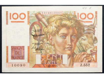 100 Francs 1953-B-17038-1