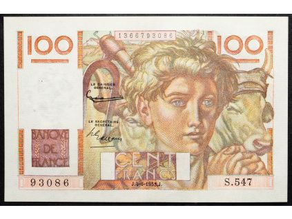 100 Francs 1953-B-17040-1