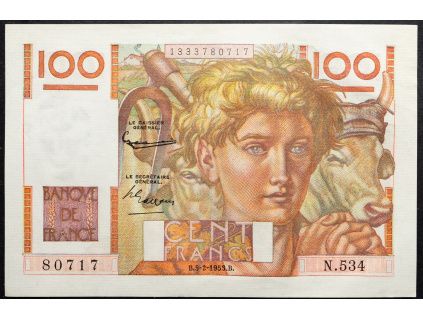 100 Francs 1953-B-17042-1