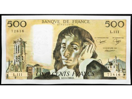 500 Francs 1980-B-17137-1