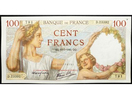 100 Francs 1941-B-17153-1