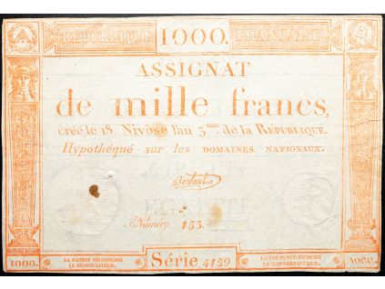 1000 Francs 1795-B-17199-1