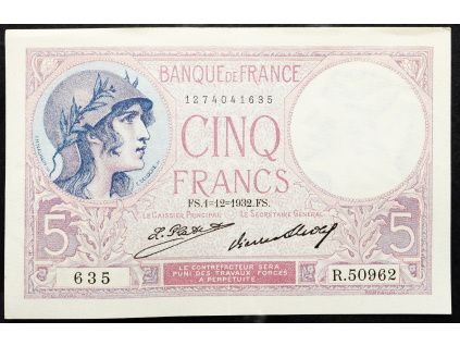 5 Francs 1932-B-17208-1