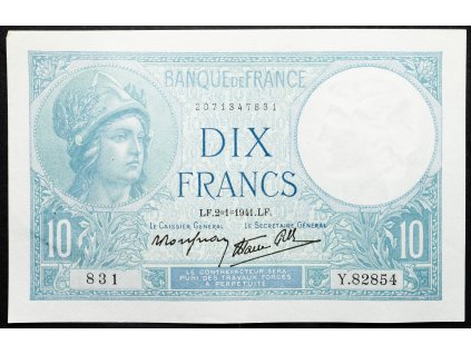 10 Francs 1941-B-17212-1