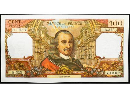 100 Francs 1968-B-17279-1