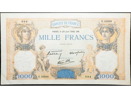 1000 Francs 1940-B-17332-1