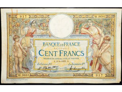 100 Francs 1923-B-17354-1