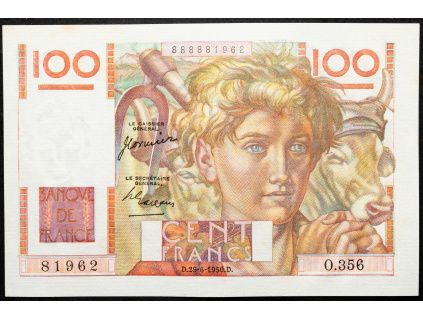 100 Francs 1950-B-17410-1