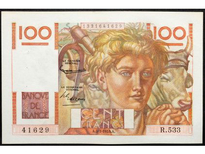 100 Francs 1953-B-17412-1