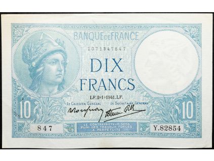 10 Francs 1941-B-17510-1