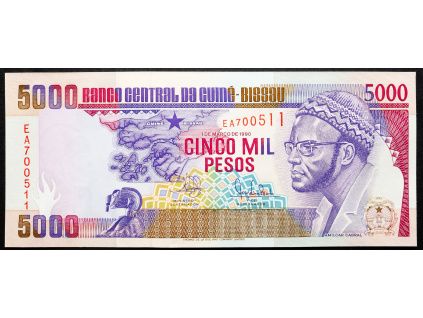 5000 Pesos 1990-B-18026-1