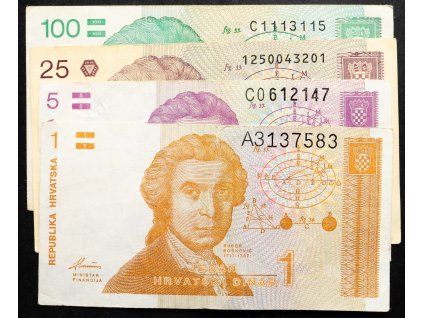 1, 5,, 25, 100 Dinara 1991-B-18513-1