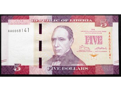 5 Dollars 2016-B-18018-1