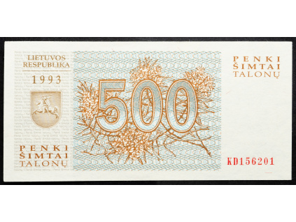 500 Talonas 1993-B-18128-1