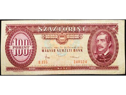 100 Forint 1984-B-18466-1