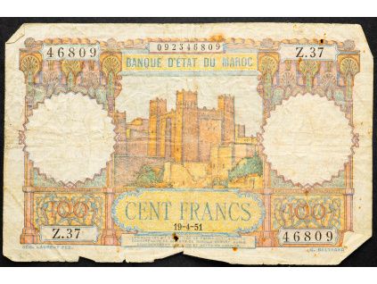100 Francs 1951-B-19316-1