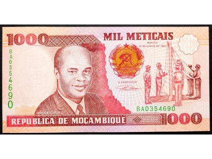 1000 Meticais 1991-B-17998-1