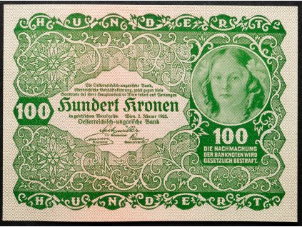 100 Korona 1922-B-18077-1