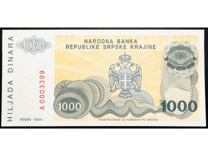 1000 Dinara 1994-B-18247-1