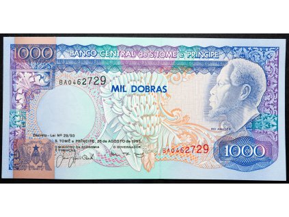 1000 Dobras 1993-B-17975-1