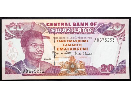 20 Emalangeni 2001-B-17962-1