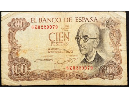 100 Pesetas 1970-B-18402-1