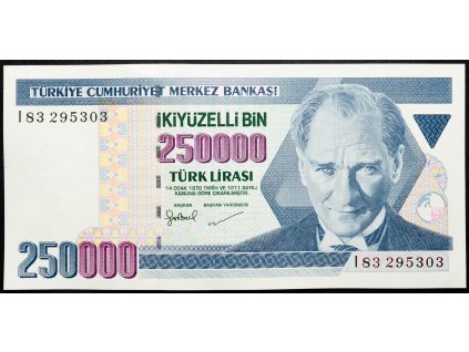 250000 Lirasi 1998-B-18151-1