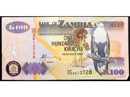 100 Kwacha 2010-B-18335-1