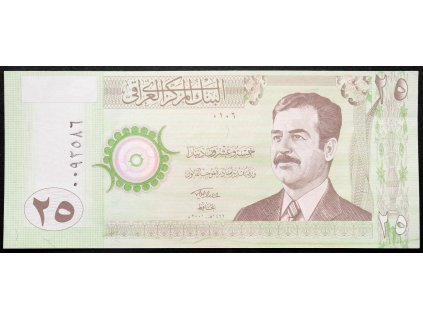 25 Dinars 2001-B-20366-1
