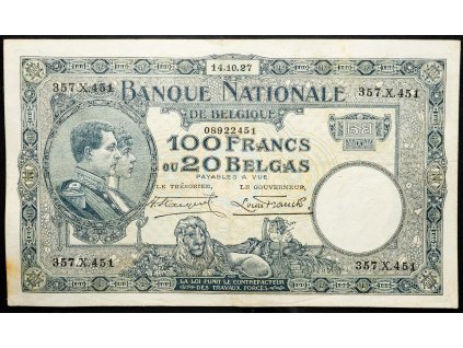 100 Francs 1927-B-20702-1