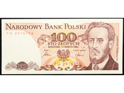 100 Zlotych 1986-B-20820-1