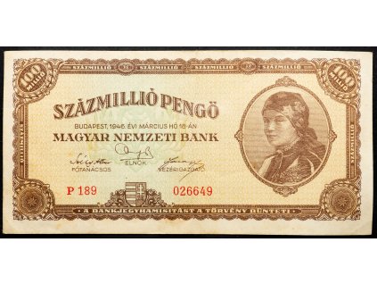 100000000 Pengo 1946-B-20917-1