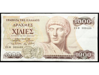 1000 Drachma 1987-B-20937-1