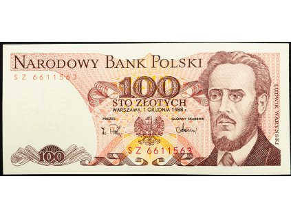 100 Zlotych 1988-B-21111-1