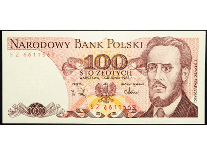 100 Zlotych 1988-B-21130-1